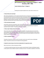 NCERT Solution For Class 11 Economics Chapter 2 - Indian Economy (1950 - 1990)