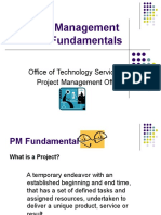 Project Management Fundamentals