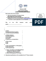 ICMR-CNMC Award Application Format