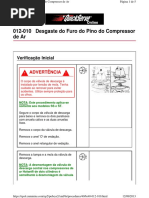 012-010 Desgaste Do Furo Do Pino Do Compressor de Ar