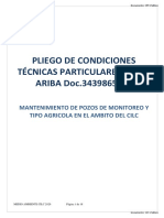 Pliego Técnico Servicio Mantenimiento Pozos CILC