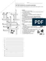 Crossword Puzzel English 10 Week2