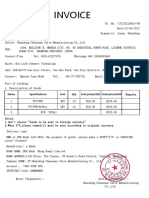 Invoice: Name Specifications Unit Qty Unit price/USD Total price/USD Remarks