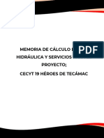 Memoria de Calculo Hidraulica