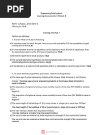 Engineering Data Analysis Module 8