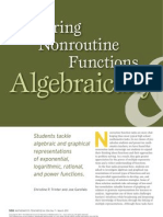 Exploring Nonroutine Functions