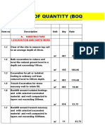 Bill of Quantity (Boq) : DMHDP