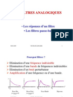 Filtrage Analogique