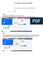 Process To Complete The Agreement - New