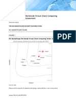 Idc Marketscape: Worldwide Virtual Client Computing 2019-2020 Vendor Assessment