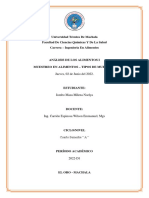 Ensayo - Muestreo de Alimentos.