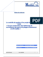 Le Controle de Gestion D Un Projet de Genie Civile