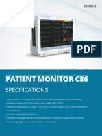 Patient Monitor C86: Specifications