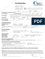 Job Fair Placement Registration Form