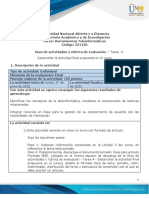 Guía de Actividades y Rúbrica de Evaluación - Tarea 4 - Desarrollar La Actividad Final Propuesta en El Curso