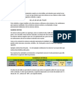 Sistema de Numeración Decimal