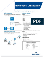 Plantweb Optics Connectivity: Don't Lose Your Data Interfaces Supported