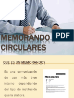 Memorando y Circulares.