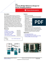 Bidirectional, Dual Active Bridge Reference Des For Level 3 EV Charging Stations