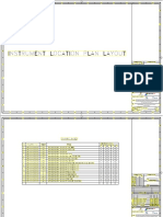 Pertamina: Instrument Location Plan Layout Cover Sheet