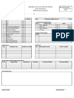 Meghna PVC LTD (Pet Division) QAC Department Shift Chemist Log Book