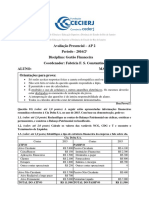 AP2 GESTÃO FINANCEIRA 2016 A 2019