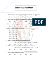 Banco de Preguntas División Algebraica