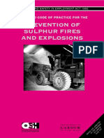 APPROVED CODE of PRACTICE For The Prevention of Sulphur Fires and Explosions