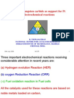 The Role of Tungsten Carbide As Support For PT in Electrochemical Reactions