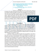 Improved Outlook Cropping Index Rice Field in Indonesia (Case: Central Sulawesi Province)