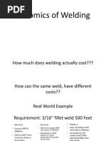 Economics of Welding