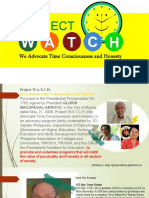 Project WATCH Presentation