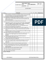 Work Near IR Track Checklist