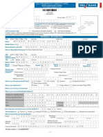 Yes Prosperity Credit Card Application Form: Personal Information