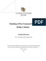 Modeling of Post-Tensioned Rocking Bridge Columns