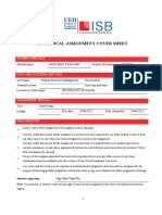 Individual Assignment Cover Sheet: Student Details