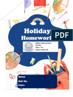 Class 7 SKT Holiday Homework