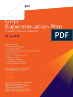 GHD Superannuation Plan: Product Disclosure Statement