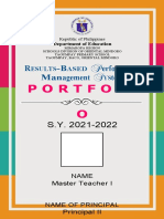 Rpms 2022 For Master Teacher