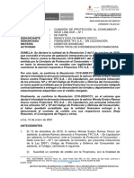 Procedencia: Comisión de Protección Al Consumidor Procedimiento: de Parte Denunciante: Denunciada: Materia: Actividad