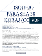 Bosquejo Parasha 38 Koraj - Coré