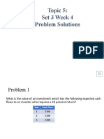 Topic 5 Set 3 Week 4 Problem Solutions