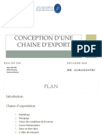 Conception D - Une Chaine D - Export