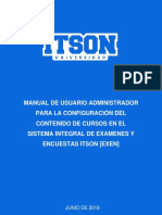 Manual para La Configuración de Cursos