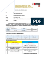 MODELO DE INFORMES DEL AVANCE DE COMPETENCIAS DEL PRIMER BIMESTRE Inicial