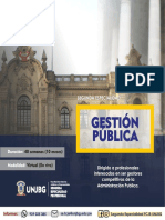 Admisión Se Fcje. Unjbg 2022-I Gestión Pública