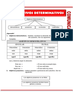 Los Adjetivos Determinativos