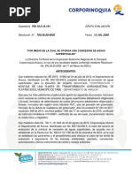 Corporinoquia Resolucion Concesion de Aguas Superficiales-Res-700.36.20-0036 - 130720