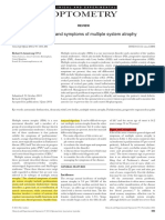 3.visual Sign and Symptomps of Multiple System Atrophy