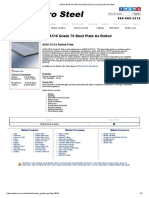 ASTM A516-70 Plate As Rolled - Pressure Vessel Grade Steel